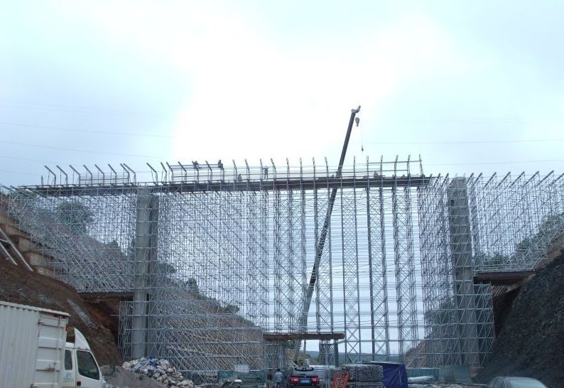 沈陽盤扣式腳手架租賃(圖1) 沈陽盤扣式腳手架租賃(圖1)